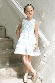  Blue/gold Molding Dress