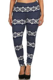  Snowflake Plus Leggings