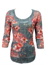  Poppy Crinkle Top