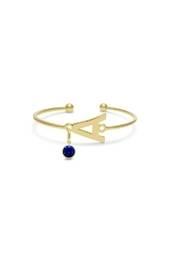  Sapphire Initial Bracelet