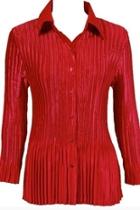  Satin Shirt-red