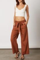  Belted Pants Cocoa