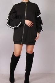  Ruffled Sleeve Jacket