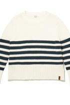  Cream/ Navy Sweater