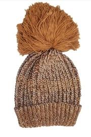  Oversized Pom Beanie