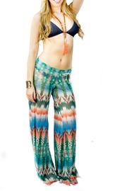  Printed Mesh Pants