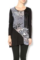  Black Leopard Tunic