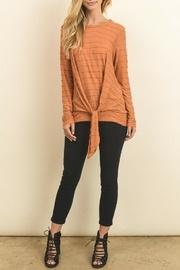  Orange Tie Top