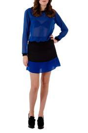  Combined Satin Skirt