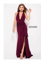  Halter Plunging Gown