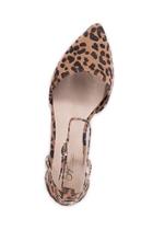  Plateau Leopard Suede Wedge