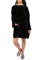  Velvet Pocket Dress