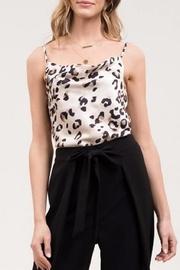  Cowl-neck Cami, Leopard