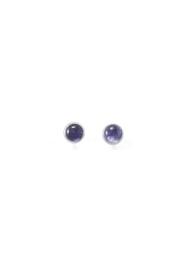  Iolite Stud Earrings