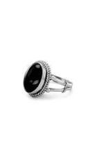  Oval Onyx Ring