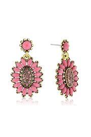  Pink Crystal Earring