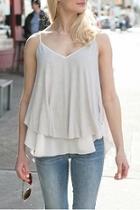  Washed-jersey Layered Cami