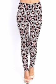 Diamondshape Print Leggings
