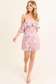  Off The Shoulder Lace Back Boho Sundress