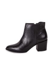  Croco Leather Booties