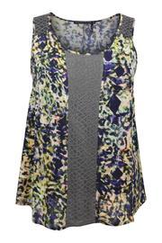  Print Lace Top