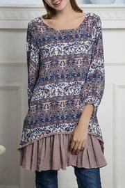  Multi Mauve Tunic