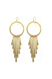  Gold Hoop-fringe Earrings