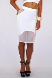  Net Stiletto Skirt