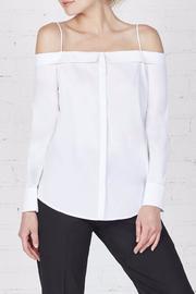  Off The Shoulder Button Up