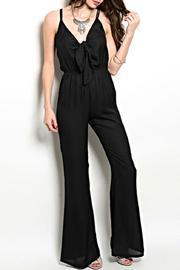  Black Bow Jumpsuit