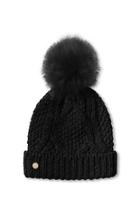  Cable-knit Bobble Hat