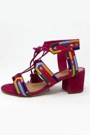  Pink Embroidered Heel
