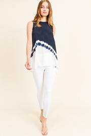  Ombre Tie-dye Tunic Top