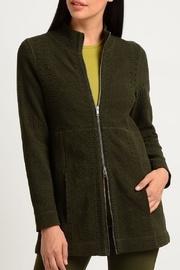  Jacquard Zip-up Jacket