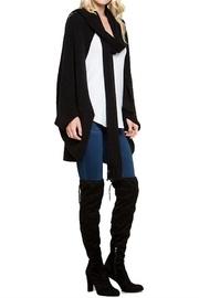  Black Scarf Cardigan