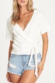  Ivory Wrap Top