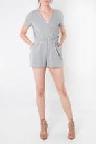  Grey Tracksuit Romper