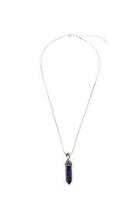  Blue Crystal Stone Necklace