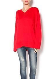 Avalin Ribbed Red Sweater