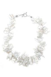  White-keshi Pearl Necklace
