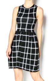  Plaid Knit Dress
