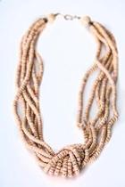  Peach Knot Necklace