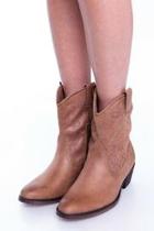  Brown Cowgirl Booties