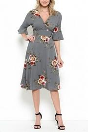  Foral Print Dress