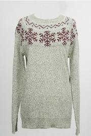  Snowflake Pullover Sweater