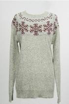  Snowflake Pullover Sweater
