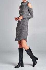  Open Shoulder Hacci Dress