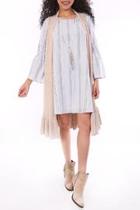  Stripe Flowy Dress