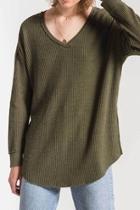  Waffle Thermal Tunic-rosin