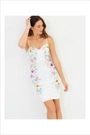  Print Lace Dress